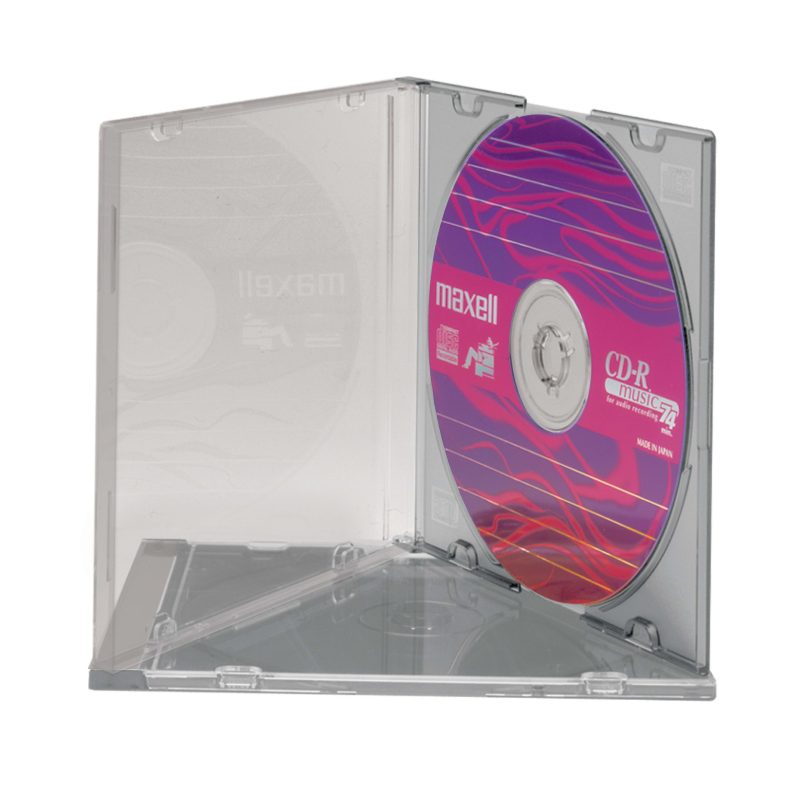 Maxell CD-365 Slimline Jewel Cases, Clear, Pack Of 40 - Image 4