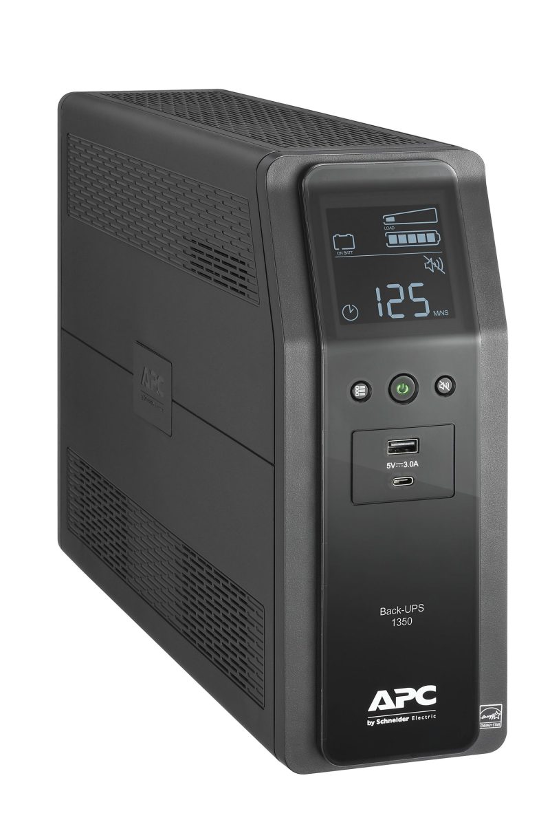 APC® Back-UPS Pro 10-Outlet Tower Uninterruptible Power Supply, 1,350VA/810 Watts, BN1350M2 - Image 3