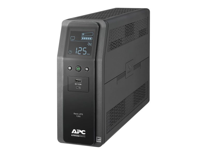 APC® Back-UPS Pro 10-Outlet Tower Uninterruptible Power Supply, 1,350VA/810 Watts, BN1350M2 - Image 6