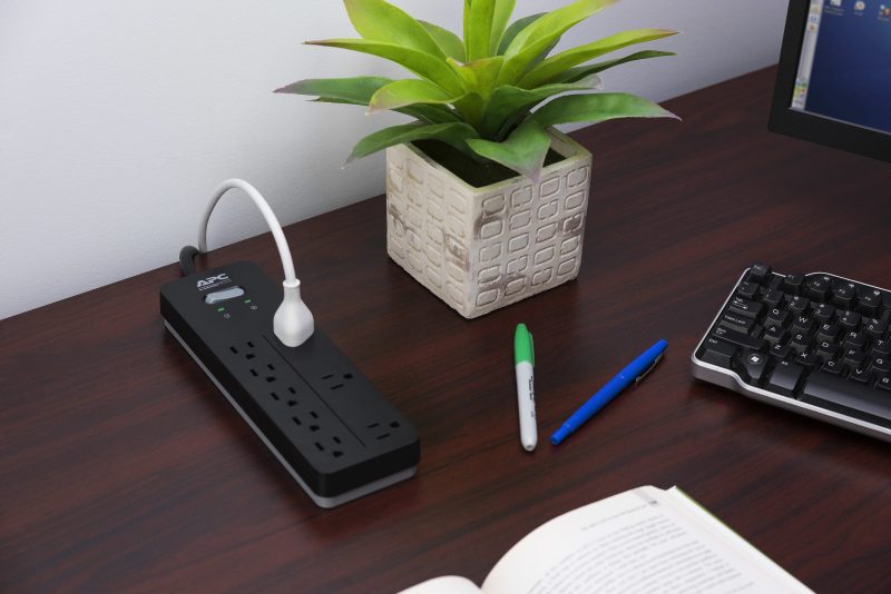 APC® Home Office SurgeArrest 8-Outlet Surge Protector, 6' Cord, Black, PH8 - Image 11