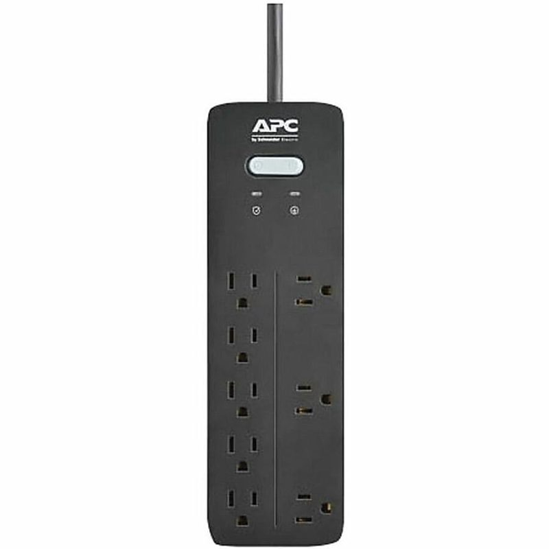 APC® Home Office SurgeArrest 8-Outlet Surge Protector, 6' Cord, Black, PH8 - Image 8