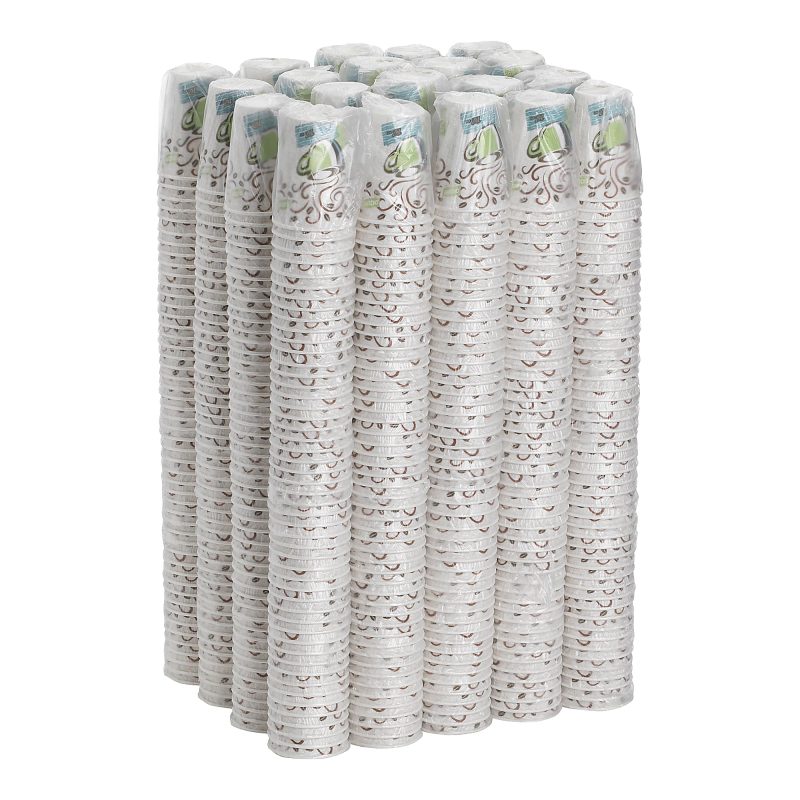 Dixie® PerfectTouch Paper Hot Coffee Cups, 12 Oz, Multicolor, Pack Of 1,000 Cups - Image 4