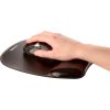 Fellowes® Gel Crystals Mouse Pad With Wrist Rest, 1"H x 7-15/16"W x 9-1/4"D, Black - Image 2