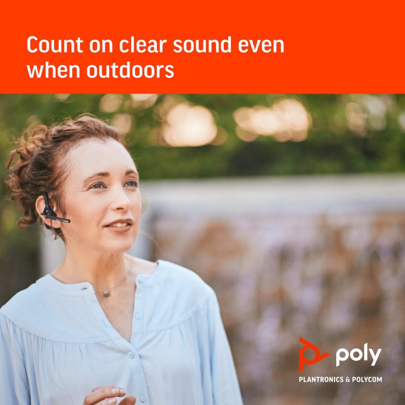 Plantronics® Voyager™ 5200 Bluetooth® Mobile Over-The-Ear Headset, Black - Image 5