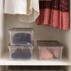 Iris® Snap Top Storage Boxes, 1.6 Gallon, Clear, Set Of 10 Boxes - Image 2