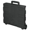 Office Depot® Brand Mobile Folding Cart With Lid, 16"H x 18"W x 15"D, Black - Image 2