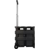 Office Depot® Brand Mobile Folding Cart With Lid, 16"H x 18"W x 15"D, Black - Image 5