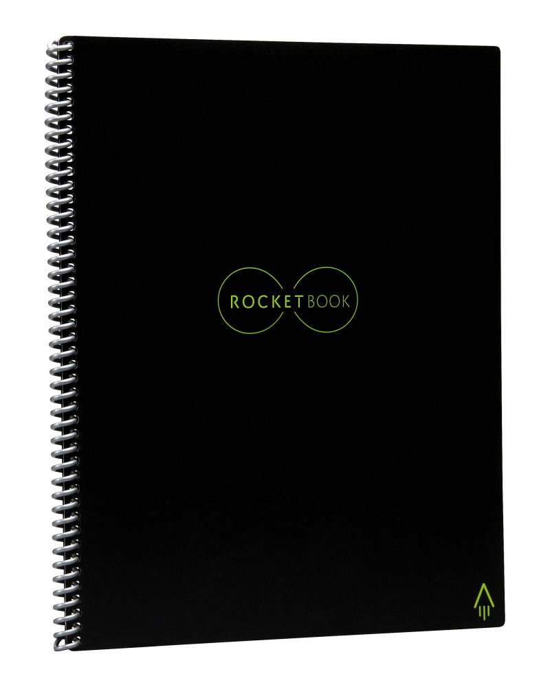 Rocketbook Core Smart Reusable Letter Size Notebook, 8-1/2" x 11", 1 Subject, Line Ruled, 16 Sheets, Black - Image 3