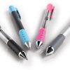 TUL® GL Series Retractable Gel Pens, Medium Point, 0.7 mm, Silver Barrel, Assorted Standard & Bright Ink Colors, Pack Of 14 Pens - Image 3