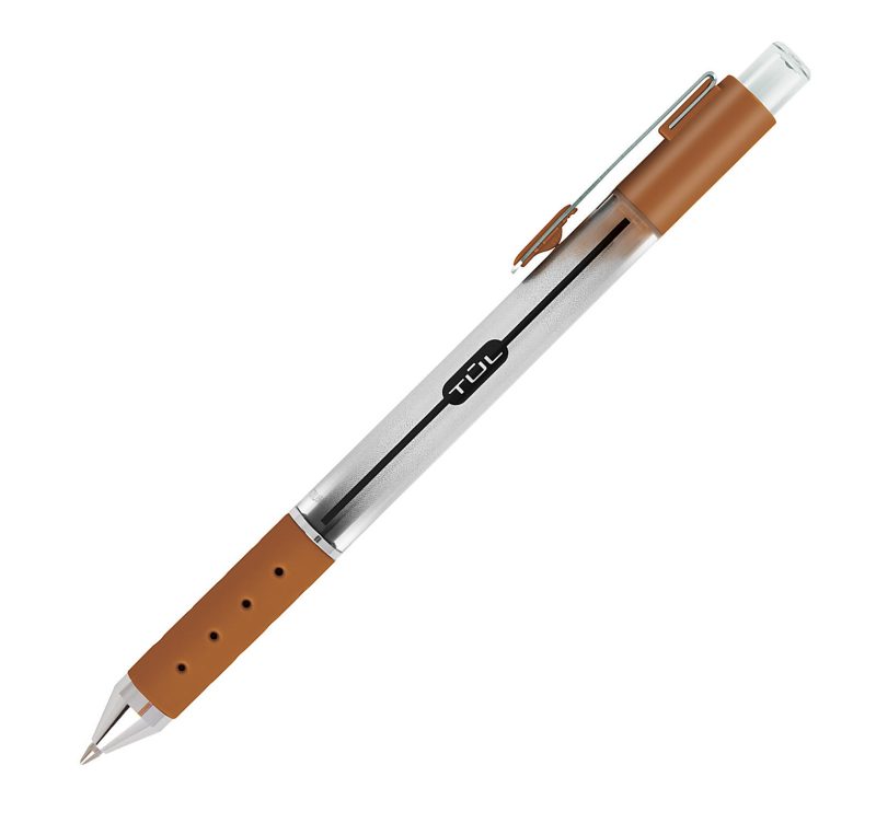 TUL® GL Series Retractable Gel Pens, Medium Point, 0.7 mm, Silver Barrel, Assorted Standard & Bright Ink Colors, Pack Of 14 Pens - Image 5