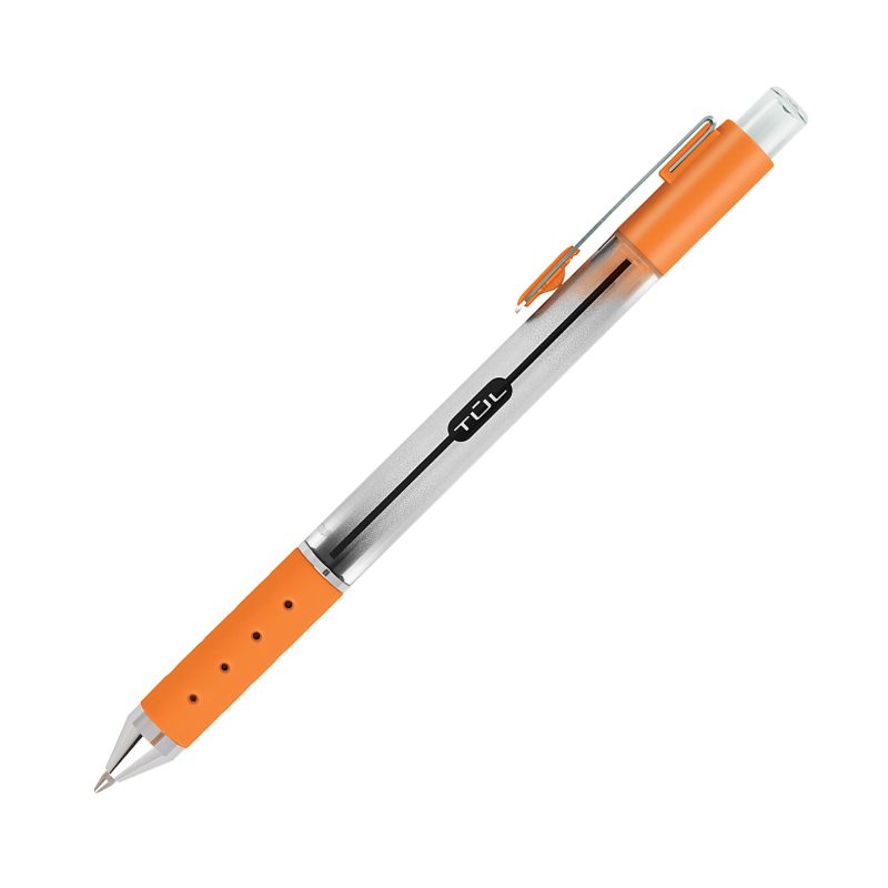 TUL® GL Series Retractable Gel Pens, Medium Point, 0.7 mm, Silver Barrel, Assorted Standard & Bright Ink Colors, Pack Of 14 Pens - Image 7