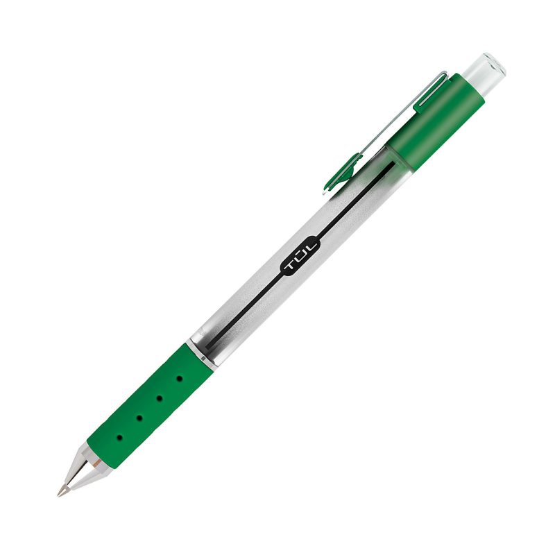 TUL® GL Series Retractable Gel Pens, Medium Point, 0.7 mm, Silver Barrel, Assorted Standard & Bright Ink Colors, Pack Of 14 Pens - Image 8