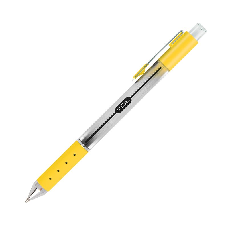 TUL® GL Series Retractable Gel Pens, Medium Point, 0.7 mm, Silver Barrel, Assorted Standard & Bright Ink Colors, Pack Of 14 Pens - Image 12