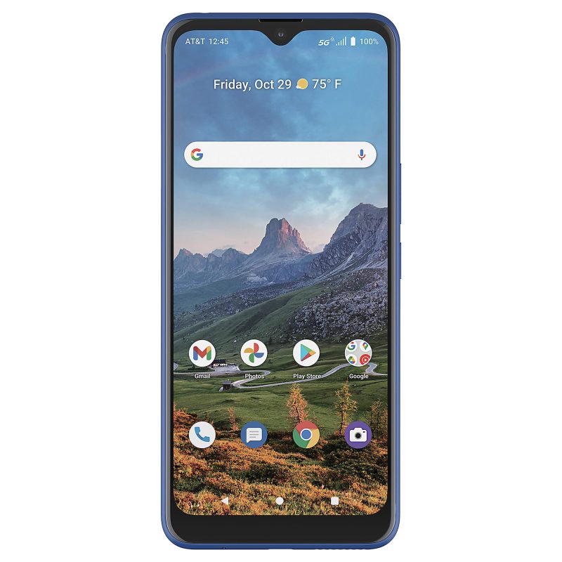 AT&T PREPAID? Radiant Max 5G Prepaid Smartphone, Blue, 6063D - Image 4