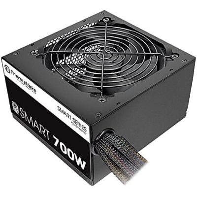 Thermaltake SMART White 700W - Power supply (internal) - ATX12V 2.3 - 80 PLUS - AC 100-240 V - 700 Watt - active PFC - black