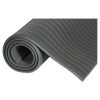 Crown Ribbed Vinyl Anti-Fatigue Mat, 2' x 3', Black - Image 3