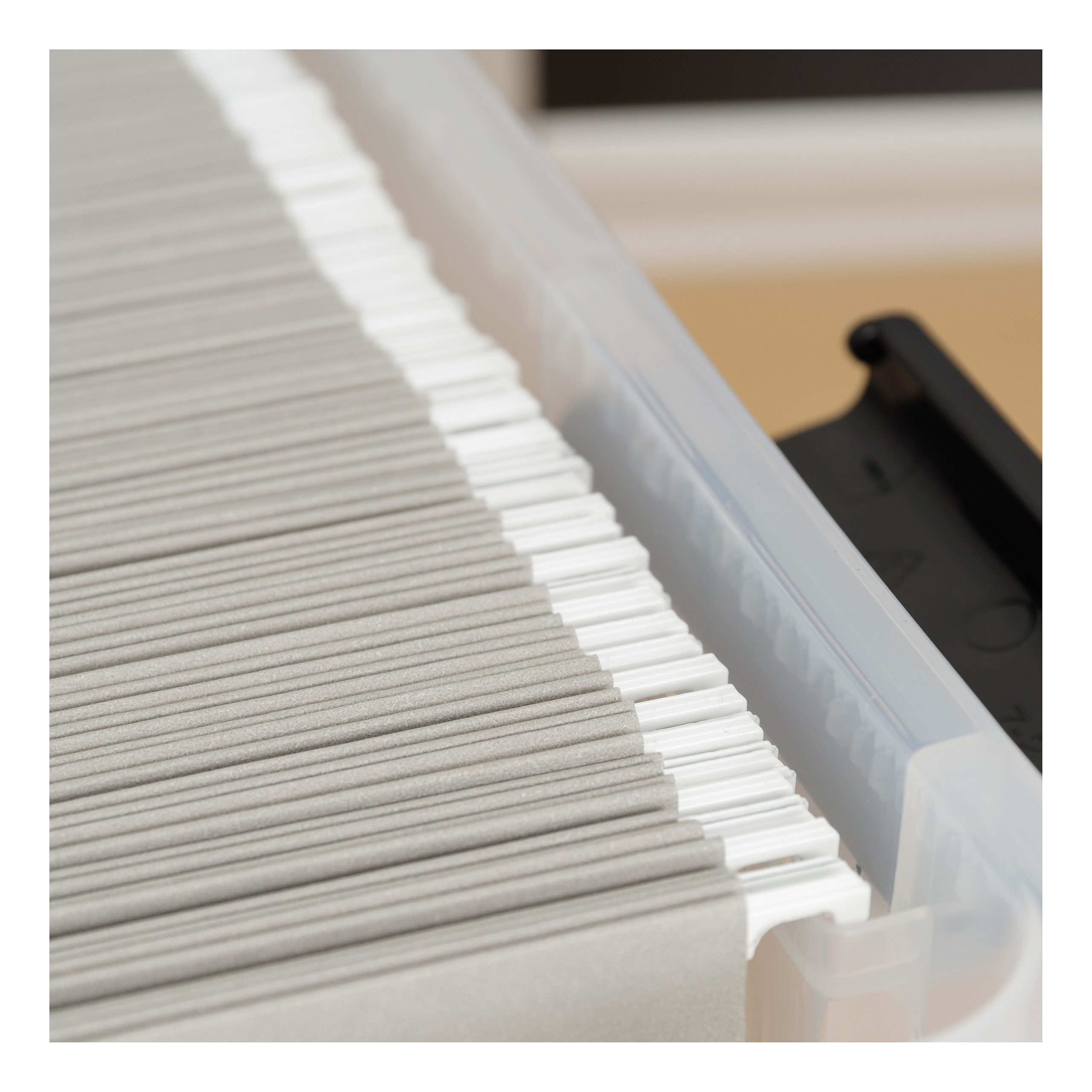 IRIS Letter and Legal Size WEATHERTIGHT File Box, 10 7/8"H x 14 1/2"W x 18"D, Clear, Pack of 6 - Image 3