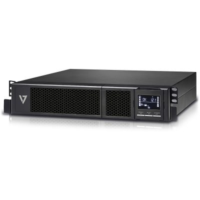 V7 UPS 1500VA Rack Mount 2U US - V7 UPS1RM2U1500-1N 1500VA/1350W Line Interactive 2U Rack/Tower UPS - 120V - LCD Display - Line Interactive - AVR - Pure Sine Wave - ECO - EPO - 8 x NEMA 5-15R Outlets - Intelligent slot for LAN card