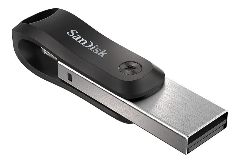 SanDisk® iXpand USB 3.0/Lightning Flash Drive, 64GB, Silver - Image 3