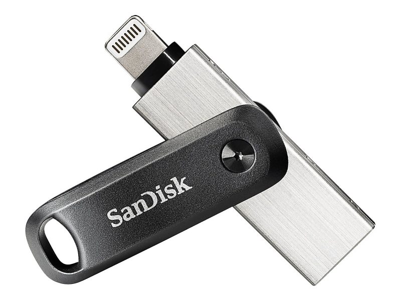 SanDisk® iXpand USB 3.0/Lightning Flash Drive, 64GB, Silver - Image 5
