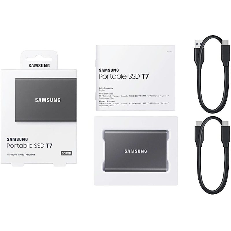 Samsung Portable External Solid State Drive, 1TB, Titan Gray - Image 7