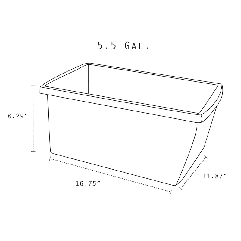 Storex Classroom Storage Bin, Medium, Blue, Pack Of 2 - Image 3