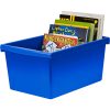 Storex Classroom Storage Bin, Medium, Blue, Pack Of 2 - Image 4
