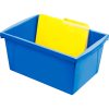 Storex Classroom Storage Bin, Medium, Blue, Pack Of 2 - Image 5