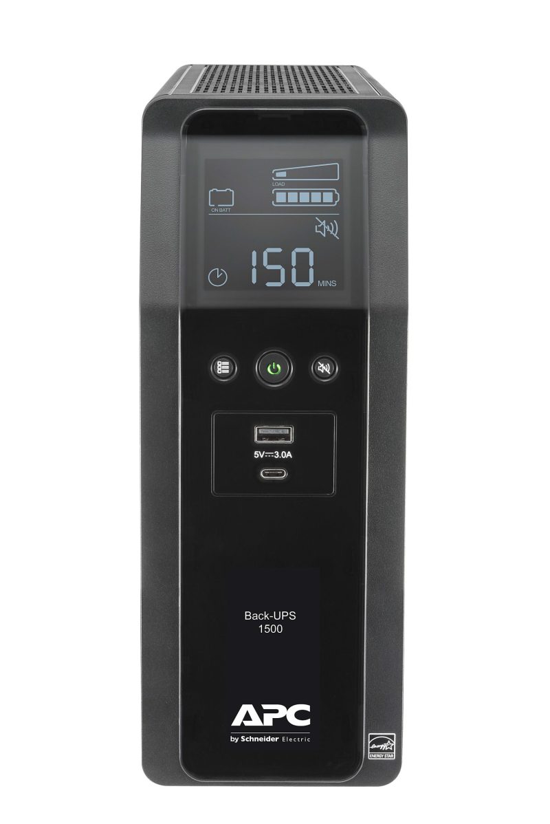APC® Back-UPS Pro 10-Outlet Tower Uninterruptible Power Supply, 1,500VA/900 Watts, BN1500M2 - Image 4