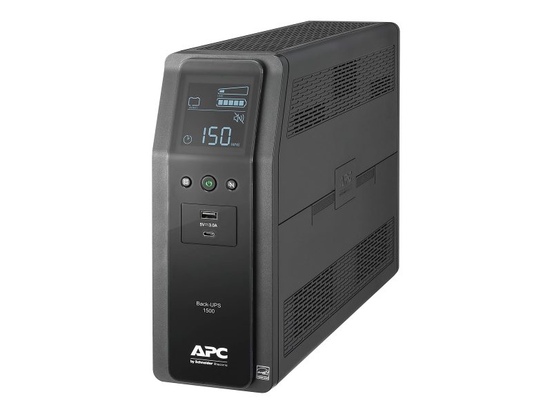 APC® Back-UPS Pro 10-Outlet Tower Uninterruptible Power Supply, 1,500VA/900 Watts, BN1500M2 - Image 6