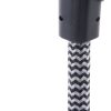 Cordinate 4-Outlet 16-Gauge USB Extension Cord With Surge Protection, 10', Black/White - Image 5